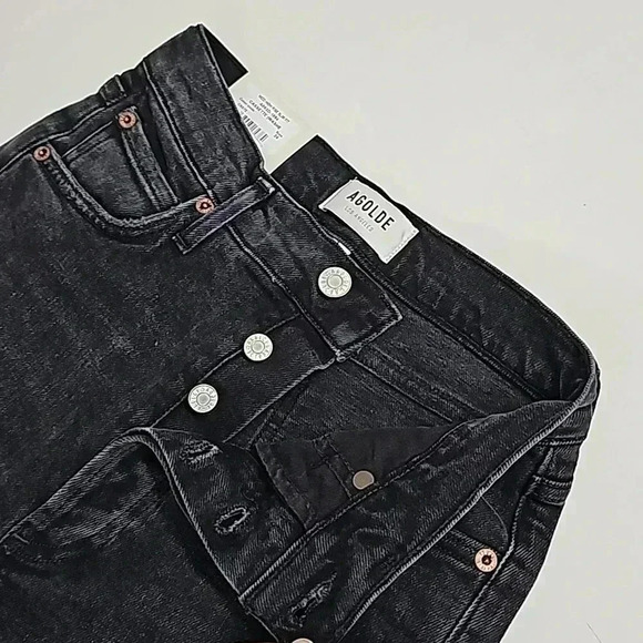 AGOLDE Nico High Rise Slim Fit Jeans Cassette Wash - Picture 7 of 12
